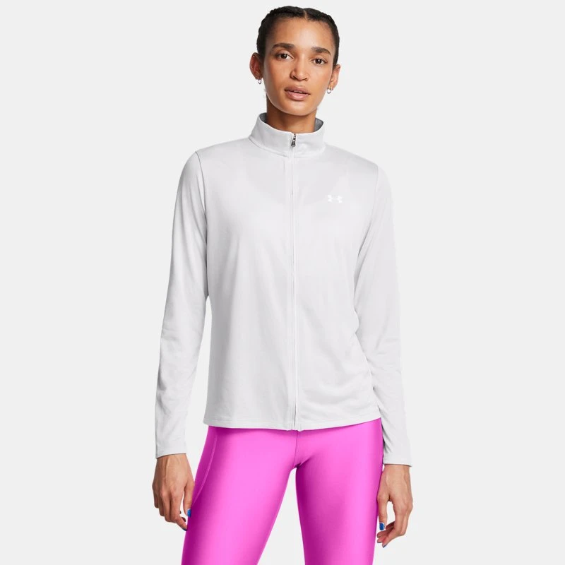 Under Armour Tech™ Womens Full Zip Halo Gray / White
