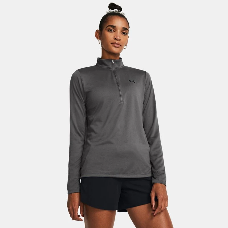 Under Armour Tech™ Womens ½ Zip Castlerock / Black