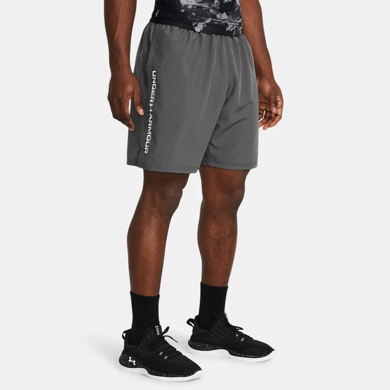 Under Armour Tech™ Woven Wordmark Mens Shorts Castlerock / White