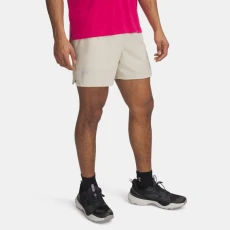Under Armour Trail Run Launch Mens Shorts Sandstorm / Reflective