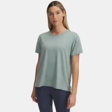 Under Armour Vanish Energy Womens Short Sleeve Silica Green / Silica Green