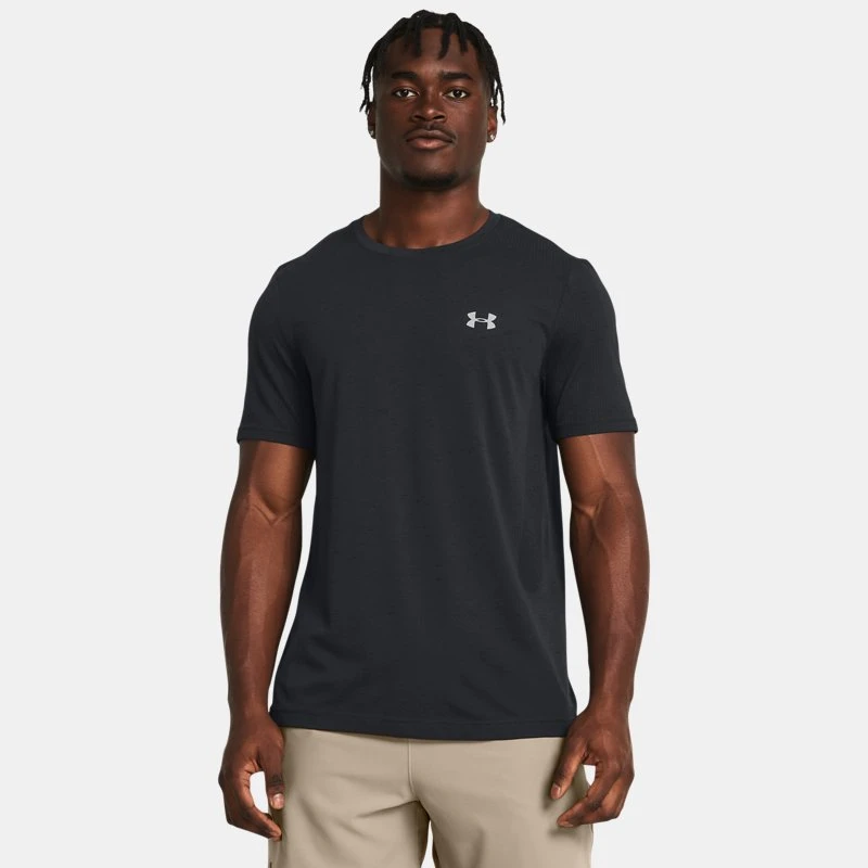 Under Armour Vanish Seamless Mens Short Sleeve Black / Mod Gray