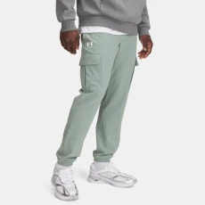 Under Armour Vibe Woven Mens Cargo Pants Silica Green / White