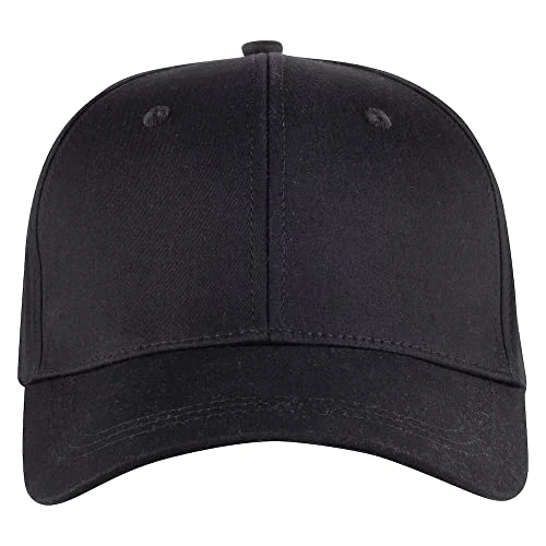 Unisex Adult Flexfit Cap (S-M) (Black)
