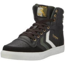 Unisex-Adult Stadil High Black/Kombu Green/Silver Birch Trainer 630662940 12 UK, 46 EU