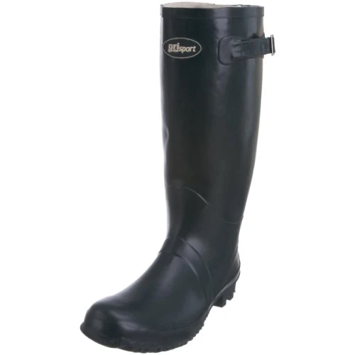 Unisex-Adult Strap Wellington Boots Green 5 UK