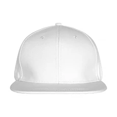 Unisex Adult Street Cap (One Size) (White) Unisex Adult Street Cap (One Size) (White)