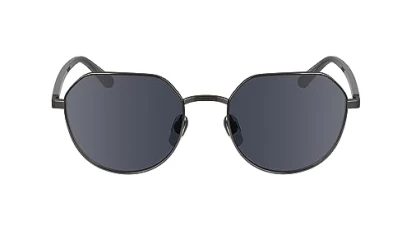 Unisex Adult Sunglasses CK23125S - Dark Gunmetal with Solid Grey Lens