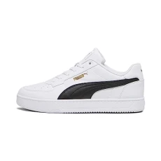 Unisex Adults  Caven 2.0 Sneakers,  White- Black-Gold, 6 UK