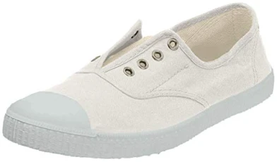 Unisex Adults' English Elastico Tintada Punt Low-Top Sneakers, White (20 Blanco), 42