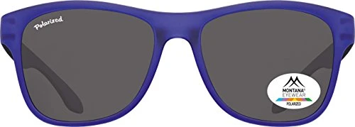 Unisex-Adult's MP38 Sunglasses, Multicoloured (Blue/Black/Smoke Lenses), One Size