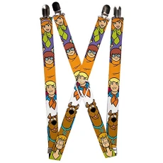 Unisex-Adult's Suspender-Scooby Doo, Multicolor, One Size