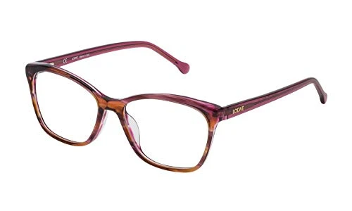 Unisex Adults’ VLWA07M5306DB Optical Frames, Multicolour (Brown/Pink/Streaked Orange), 55