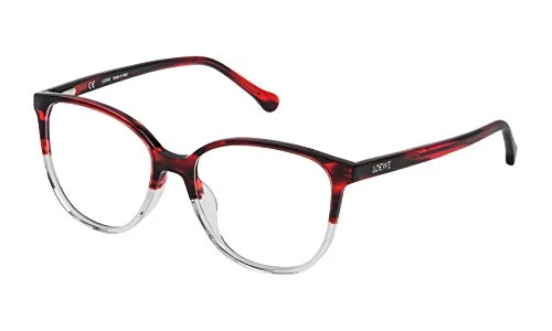 Unisex Adults’ VLWA17M5301FW Optical Frames, Red (Shiny Streaked Red), 55