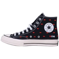 Unisex All Star '70s High Top Trainers, Black University Red Egret, 11.5 US Women/9.5 US Men Unisex All Star '70s High Top Trainers, Black University Red Egret, 11.5 US Women/9.5 US Men