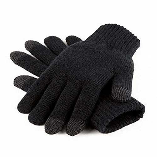 Unisex B490.BLK.M5L Touchscreen Smart Gloves - Black, Small/Medium/Large/X-Large