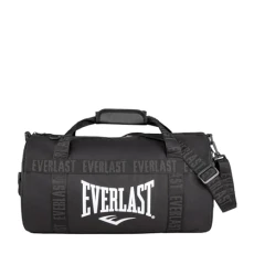 Unisex Barrel Bag Black/White One Size Unisex Barrel Bag Black/White One Size