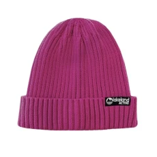Unisex Birkett Ribbed Knit Beanie Hat - Pink