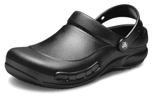 Unisex Bistro Work Clogs, Black, 6 UK Men/ 7 UK Women