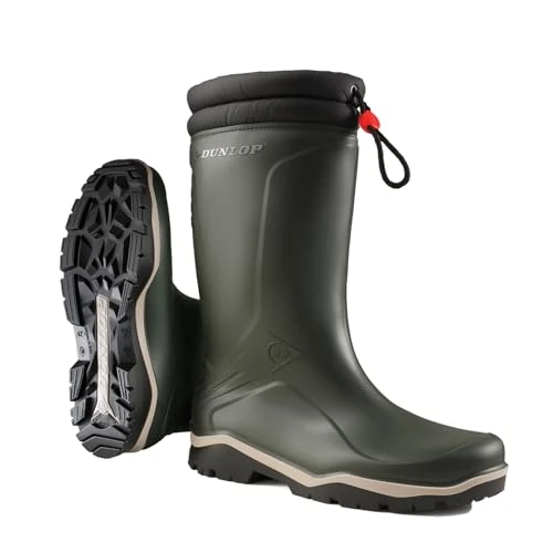 Unisex Blizzard Wellington Boots, Green, 10 UK