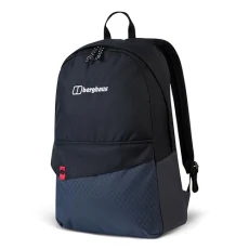 Unisex Brand Bag 25 Litre Backpack, Comfortable Fit, Durable Design, Rucksack for Men and Women, Jet Black/Carbon, One Size