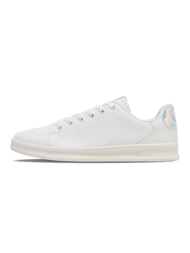 Unisex Busan WMNS Shine Sneaker, White Multi-Coloured, 5 UK