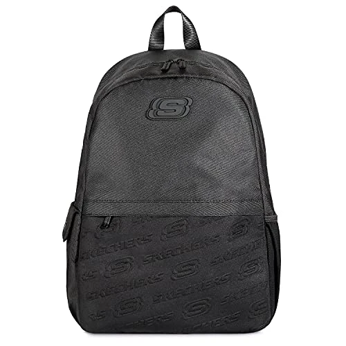 Unisex Casual Daypack Backpack, Lightweight School Backpack Classical Daypack Rucksack 14 inch Laptop Backpack for School Sports Business Travel, Black, 45x30x14 cm