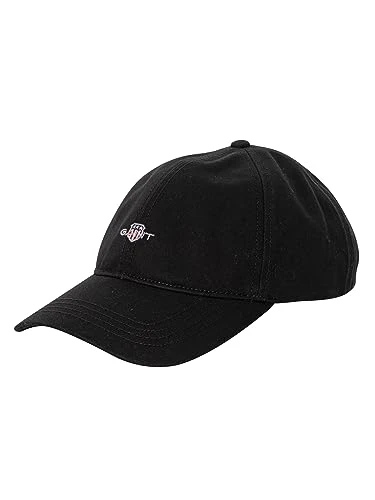 Unisex. Cotton Twill Cap, Black, L/XL