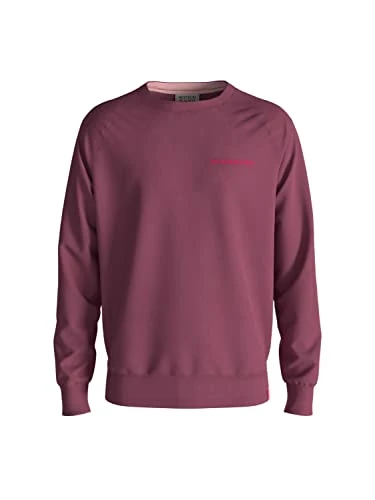 Unisex Crew Neck Sweatshirt in Organic Cotton, Dahlia 0506, M