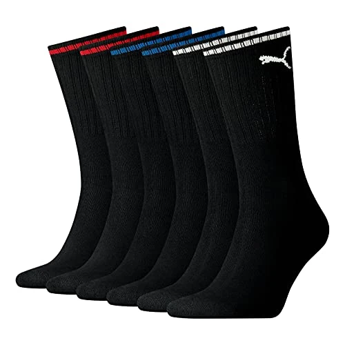 Unisex CREW SOCK, Black, 9-11 UK