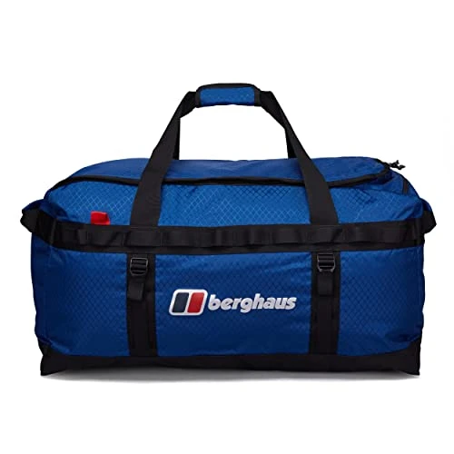 Unisex Expedition Mule Holdall, Lightweight, Water Resistant Bag for Men and Women, Deep Water Blue/Jet Black, 100 Litres