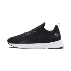 Unisex Flyer Runner Running Shoes, Black Black White, 8.5 UK - Puma Black Puma Black Puma White
