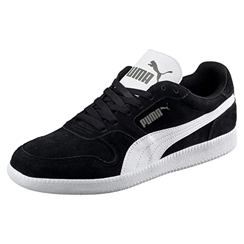 Unisex Icra Trainer SD Low Top Sneaker, Black-White, 9 UK