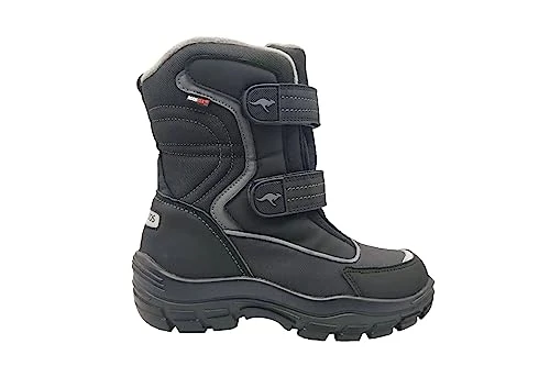 Unisex K-Leno V RTX Autumn and Winter Boots, Jet Black Steel Grey, 6 UK