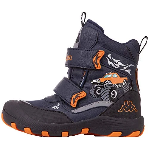 Unisex Kid's Big Wheel Tex Classic Boots, Navy Orange 6744, 7.5 UK