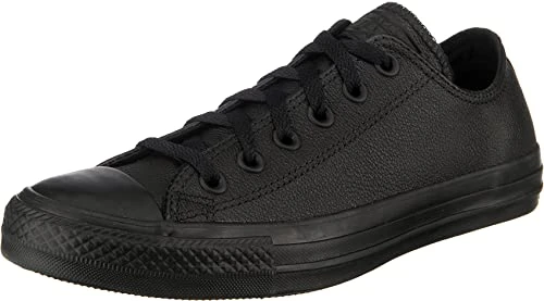 Unisex Kids’ Chuck Taylor Ct As Ox Leather Fitness Shoes, Black (Black Mono 001), 4 UK (36.5 EU)