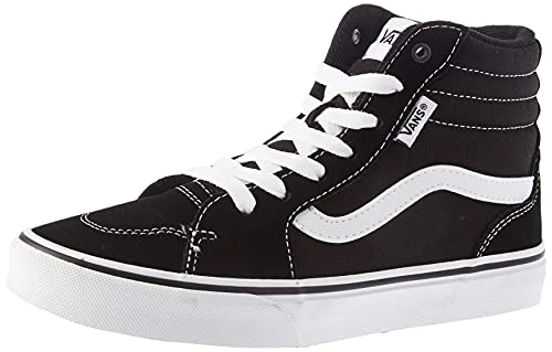 Unisex Kids Yt Filmore Hi Sneaker, Suede Canvas Black White, 5 UK