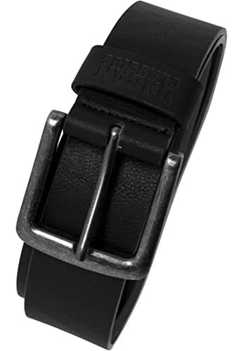 Unisex Leather Imitation Belt, Black (Black 7), S UK