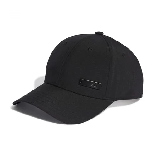 Unisex Metal Badge Lightweight Baseball Cap, Black, One Size (OSFY)
