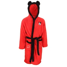 Unisex Mickey Mouse Dressing Gown Supersoft Fleece Robe for Men and Women Red L-XL Unisex Mickey Mouse Dressing Gown Supersoft Fleece Robe for Men and Women Red L-XL