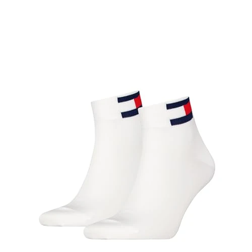 Unisex Quarter Socks, White, 9-11 UK