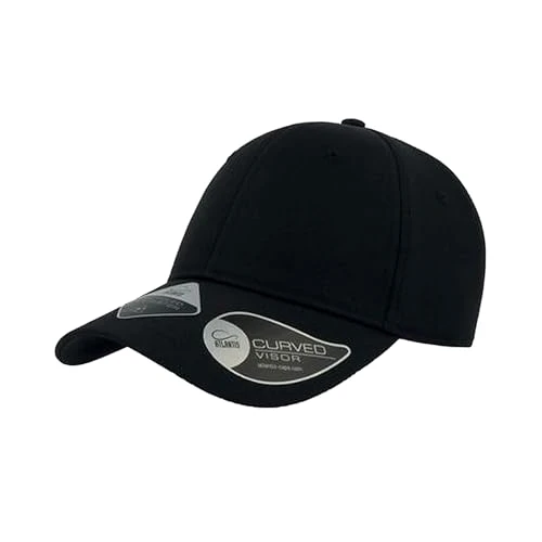 Unisex Recycled 6 Panel Cap (One Size) (Black)