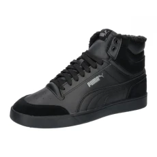 Unisex Shuffle MID Fur Sneaker, Black Black-Steel Gray, 8 UK Unisex Shuffle MID Fur Sneaker, Black Black-Steel Gray, 8 UK