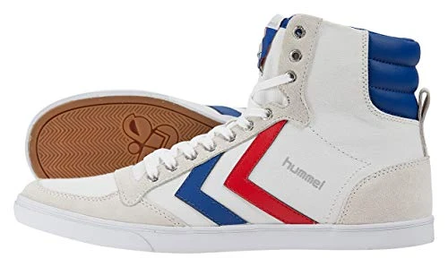 Unisex Slimmer Stadil High Hi-Top Trainers ,White Blue Red Gum 63 511 9228,10.5 UK