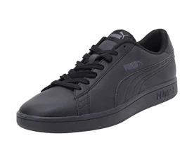 Unisex Smash V2 L Low-top Sneakers, Black Black, 11 UK - Puma Black Puma Black
