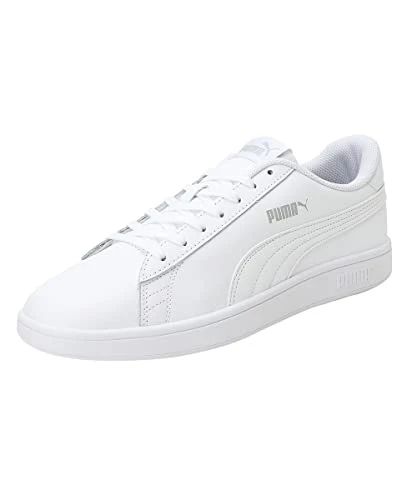 Unisex Smash V2 L Low-top Sneakers, White White, 10 UK