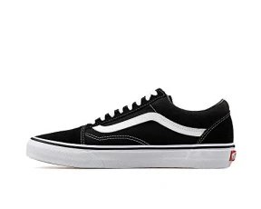 Unisex UA Old Skool Zapatillas, Black/White, 7 UK