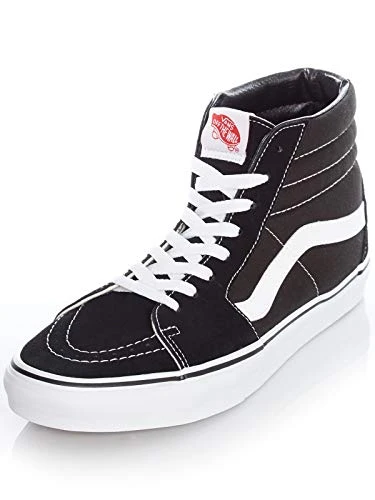 Unisex Ua Sk8-hi Zapatillas altas Trainers, Black/White, 6 UK