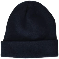 Unisex_Adult Heavy Knit Beanie Hat, Navy, One Size Unisex_Adult Heavy Knit Beanie Hat, Navy, One Size