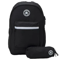 Unisex's Backpack, Black/White, One Size